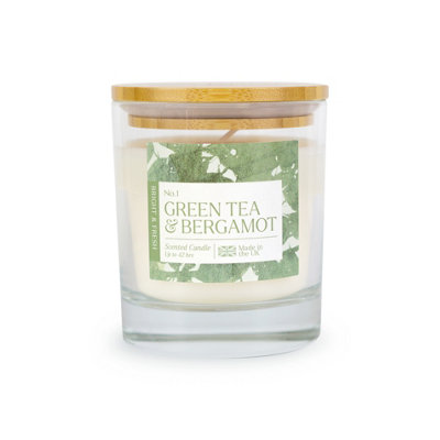 Wax Lyrical Green Tea & Bergamot Medium Jar Candle