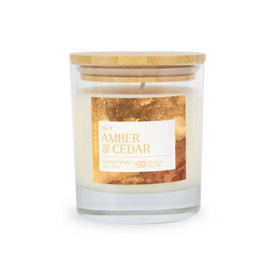 Wax Lyrical Amber & Cedar Medium Jar Candle