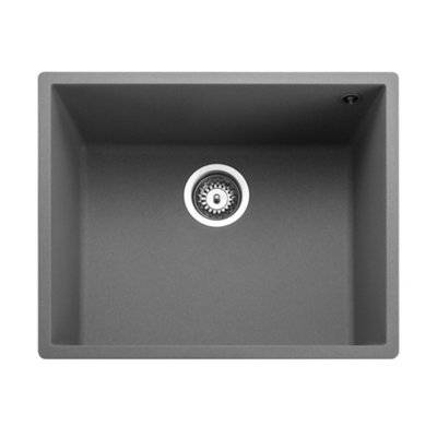 Rangemaster Oridian Concrete Granite Composite 1 Bowl Kitchen Sink 440Mm X 760Mm