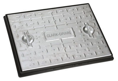 Clark Rectangular Framed 5T Manhole Cover, (L)600Mm (W)450Mm (T)23Mm