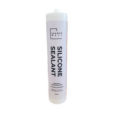 Showerwall Clear Hybrid Bathroom & Kitchen Tube Sealant, 300Ml
