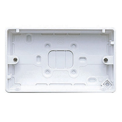 Mk 30Mm Double Pattress Box