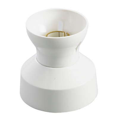 Mk Shockguard White Bayonet Cap (B22) Straight Lampholder 1154Prwhi