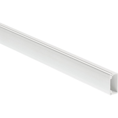 Mk White Square Trunking Length,(W)16Mm (L)3M (H)25Mm