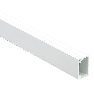 Mk White Square Mini Trunking (D)25Mm 3M