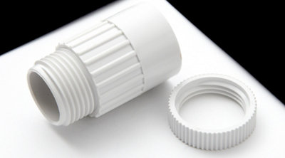 Mk White Male 20Mm Adaptor