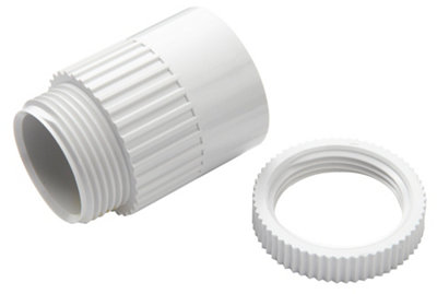 Mk White Male 25Mm Adaptor
