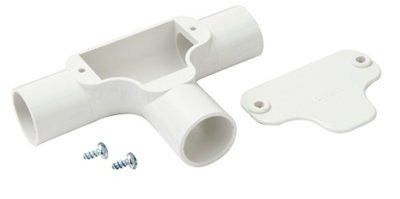 Mk 25Mm White Inspection Tee