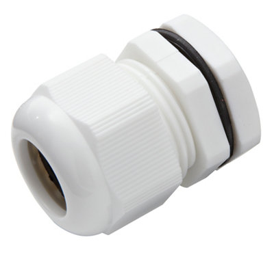 Mk Polyvinyl Chloride (Pvc) No Ip Rating 25Mm White Compression Gland