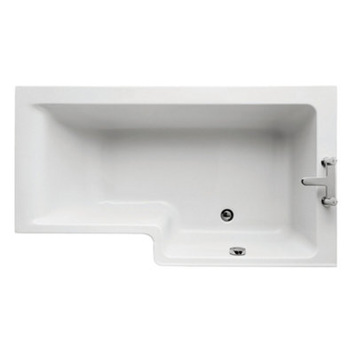 Ideal Standard Concept Space Gloss White Right-Hand Easy Access Bath (L)1495Mm (W)695Mm