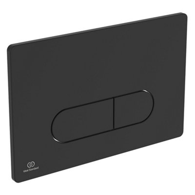 Ideal Standard Oleas P1 Pneumatic Silk Black Dual Flushing Plate (H)154Mm (W)234Mm
