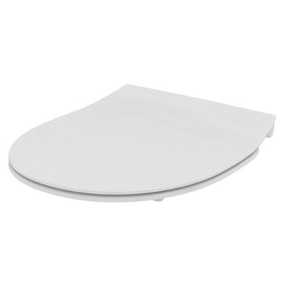 Ideal Standard Tirso White Round Slim Soft Close Toilet Seat