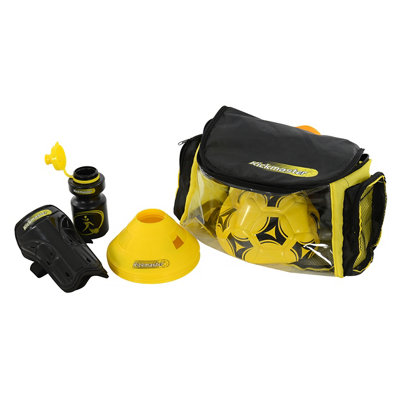 Kickmaster Backpack Training Set - Size: 25 x 18 x 32cm - Black - Wilko