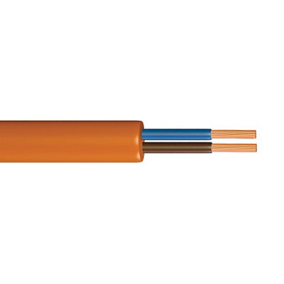 Time Orange 2-Core Flexible Cable 1Mm² X 25M