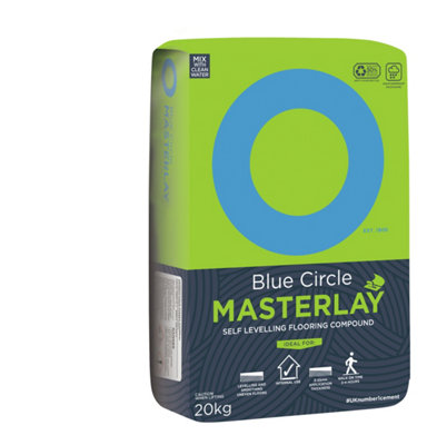 Blue Circle Masterlay Floor Levelling Compound, 20Kg Bag