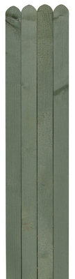 Grange Green Square Wooden Fence Post (H)1.8M, Pack Of 4