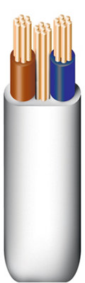 Prysmian Grey Twin & Earth Cable 6Mm² X 50M