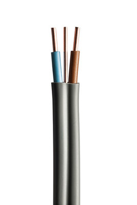 Prysmian Grey Twin & Earth Cable 2.5Mm² X 10M