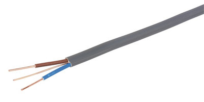 Prysmian Grey Twin & Earth Cable 2.5Mm² X 25M