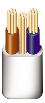 Prysmian Grey Twin & Earth Cable 6Mm² X 10M