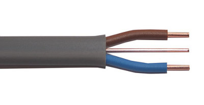 Prysmian Grey Twin & Earth Cable 2.5Mm² X 100M
