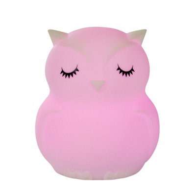 Glow Damini Multicoloured Owl Integrated Led Night Light