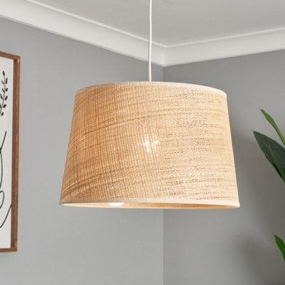 Inlight Tipi Natural Fabric Round Lamp Shade (D)40Cm
