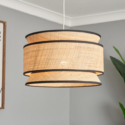 Inlight Tino Natural Three Tier Round Lamp Shade (D)40Cm
