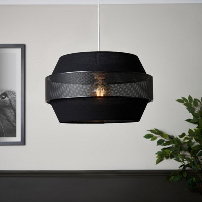 Inlight Black Multi-Layer Lamp Shade (D)40Cm