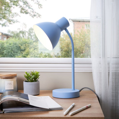 Inlight Tripp Conical Matt Powder Blue Desk Lamp