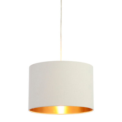 Inlight Helene Ivory Gold Effect Light Shade (D)30Cm