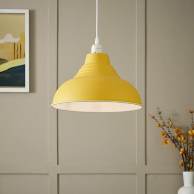 Inlight Lucia Ochre Pendant Light Shade (D)30Cm