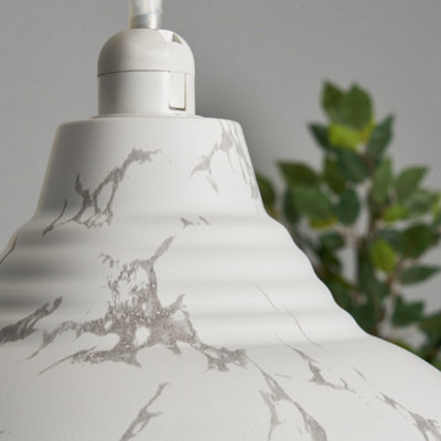 Inlight Lucia White Round Light Shade (D)30Cm
