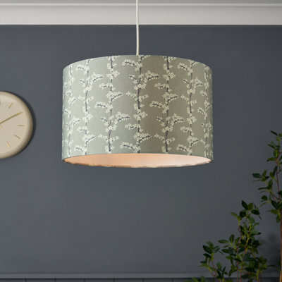Inlight Para Green Floral Round Lamp Shade (D)40Cm
