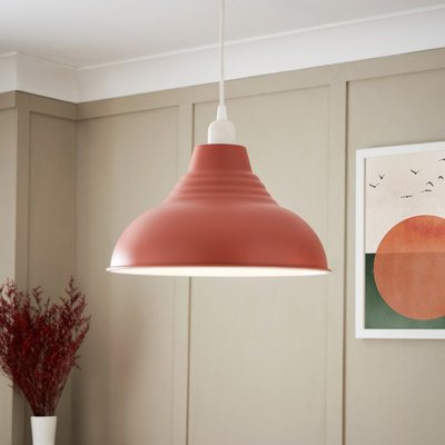 Inlight Lucia Printed Terracotta Round Lamp Shade (D)30Cm