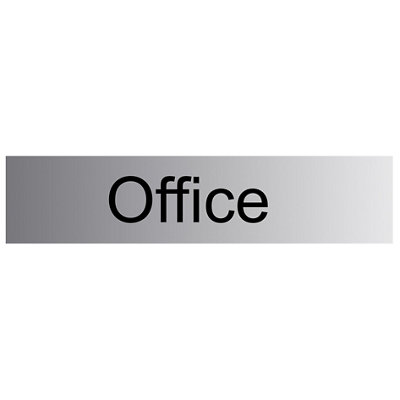 The House Nameplate Company Office Self-Adhesive Labels, (H)50Mm (W)225Mm