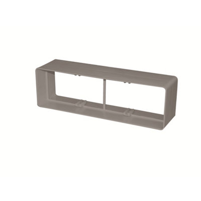 Manrose White Flat Channel Ducting Connector (W)110Mm
