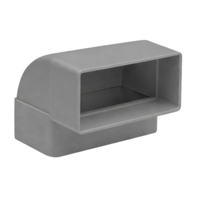 Manrose White 90° Vertical Ducting Bend (W)110Mm