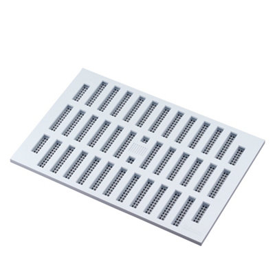 Manrose White Rectangular Adjustable Vent & Fly Screen V1810, (H)152Mm (W)229Mm