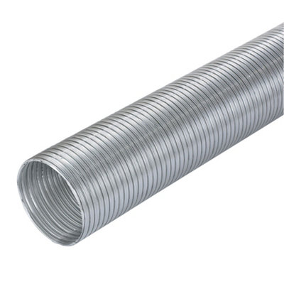 Manrose Semi-Flexible Aluminium Ducting Length, (Dia)125Mm
