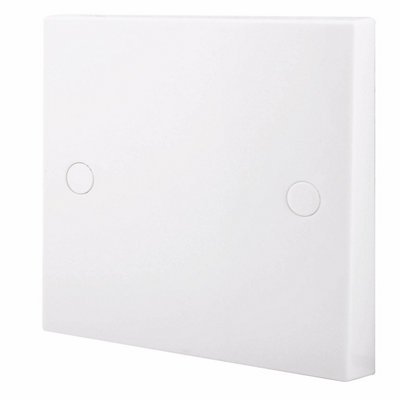 Bg 20A White 1 Gang Gloss Plastic Flex Outlet