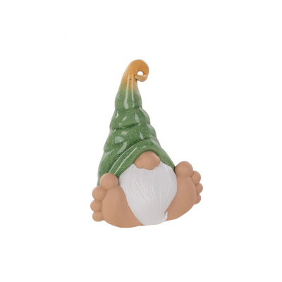 Terrastyle Green, White, Yellow Resin Bigfoot Garden Ornament (H)27.5Cm