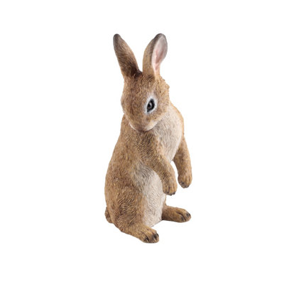 Terrastyle Brown Resin Hare Garden Ornament (H)24Cm