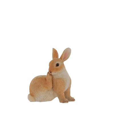 Terrastyle Brown Resin Rabbit Garden Ornament (H)22Cm