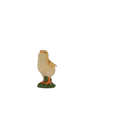 Terrastyle Yellow, Green Resin Chick Garden Ornament (H)15Cm (W)8.5Cm