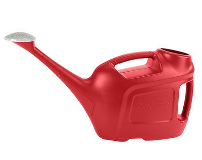 Verve Red Plastic Watering Can 6L