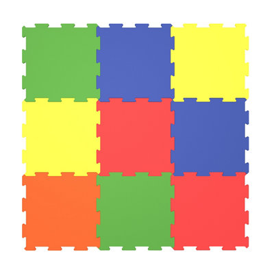 Mookie Playmat (L)29Cm (W)29Cm, Pack Of 9