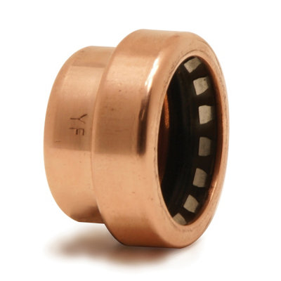 Pegler Yorkshire Tectite Copper Push-Fit Stop End ¼"