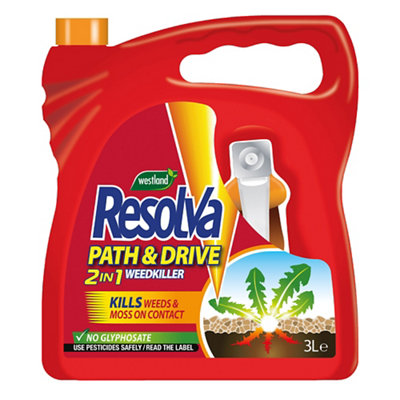 Resolva Path and Drive Weed Killer 3L - Size: 27 x 23 x 11cm - n/a - Wilko