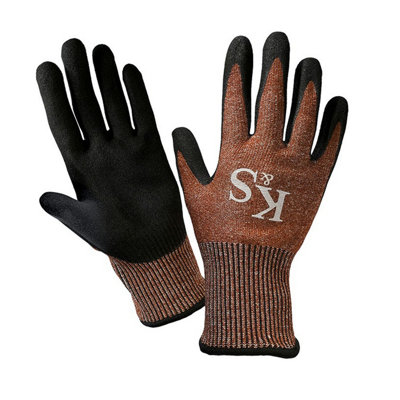 Kent & Stowe Surefit Nitrile Copper Gardening Gloves Medium, Pair